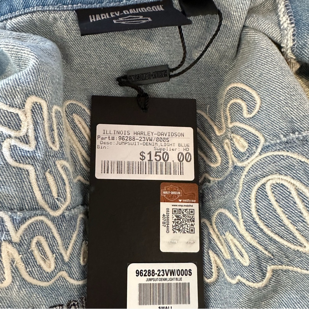 Harley-Davidson Denim Jumpsuit - Picture 9 of 10